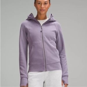 NWOT Lululemon scuba hoodie. Purple.